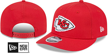 Chiefs LOW-CROWN TEAM-BASIC SNAPBACK Red Hat by New Era