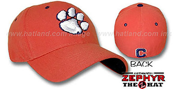 Clemson 'DHS' Orange Fitted Hat by Zephyr