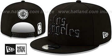 Clippers 19-20 CITY-SERIES ALTERNATE SNAPBACK Black Hat by New Era