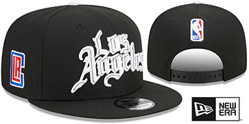 Clippers STATEMENT SNAPBACK Black Hat by New Era