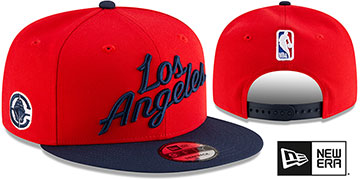 Clippers STATEMENT SNAPBACK Red-Navy Hat by New Era