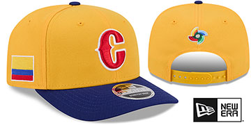 Colombia 2026 WBC GAME STRETCH-SNAP Gold-Royal Hat by New Era