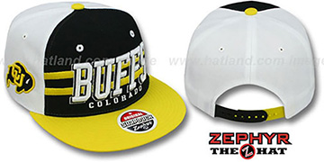 Colorado 2T SUPERSONIC SNAPBACK Black-Gold Hat by Zephyr