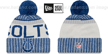 Colts 2017 STADIUM BEANIE Royal Knit Hat by New Era