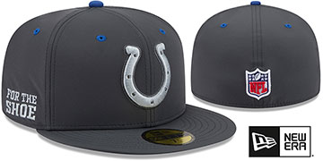 Colts NFL RIVALRIES Charcoal Fitted Hat by New Era