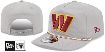 Commanders 1920 ROPE SNAPBACK Grey Hat by New Era