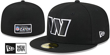 Commanders 2023 ONFIELD CRUCIAL CATCH Fitted Hat by New Era