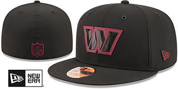 Commanders 2026 'NFL SIDELINE' Black Fitted Hat by New Era