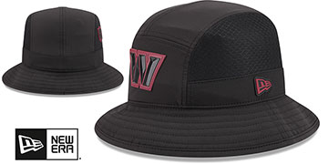 Commanders 2026 NFL SIDELINE BUCKET Black Hat by New Era