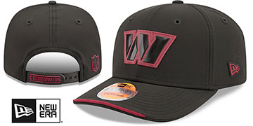 Commanders 2026 NFL SIDELINE SNAPBACK Black Hat by New Era