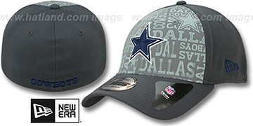 Cowboys 2014 NFL DRAFT FLEX Charcoal Hat by New Era