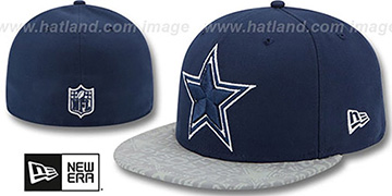Cowboys 2014 NFL DRAFT Navy Fitted Hat by New Era
