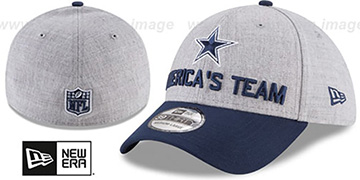 Cowboys '2018 ONSTAGE FLEX' Grey-Navy Hat by New Era