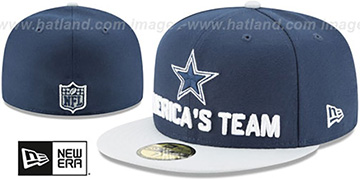 Cowboys 2018 SPOTLIGHT Navy-Grey Fitted Hat by New Era