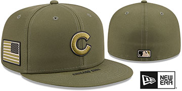 Cubs 2026 ARMED FORCES STARS N STRIPES Hat by New Era