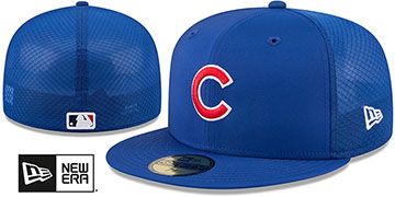Cubs 2026 'BATTING PRACTICE' Royal Fitted Hat by New Era