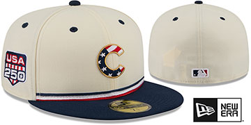 Cubs 2026 JULY 4TH STARS N STRIPES Fitted Hat by New Era
