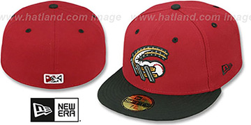 Curve PERFORMANCE ALT Burgundy-Black Fitted Hat by New Era
