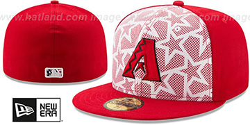 Diamondbacks 2016 JULY 4TH STARS N STRIPES Fitted Hat by New Era