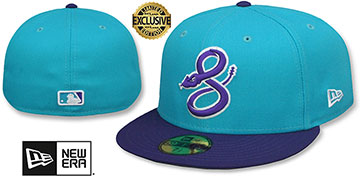 Diamondbacks 'ALTERNATE CITY CONNECT' Teal-Purple Fitted Hat by New Era