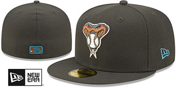 Diamondbacks COLOR PACK MULTI Charcoal Fitted Hat by New Era