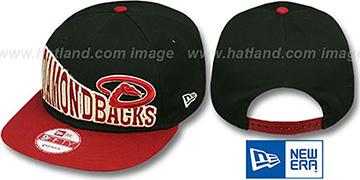 Diamondbacks STOKED SNAPBACK Black-Brick Hat by New Era
