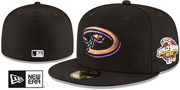 Diamondbacks WORLD SERIES SIDE PATCH Fitted Hat by New Era