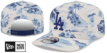 Dodgers 1920 TROPICS SNAPBACK White Hat by New Era