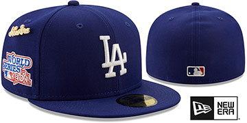 Los Angeles Dodgers WORLD SERIES SIDE PATCH Fitted Hat