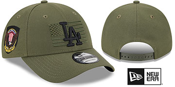 Dodgers 2023 ARMED FORCES STARS N STRIPES SNAPBACK Hat by New Era