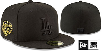 Dodgers 2025 WORLD SERIES CHAMPIONS BLACKOUT Fitted Hat by New Era