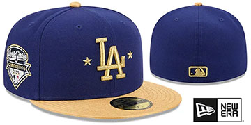 Dodgers 2025 WORLD SERIES GOLD COLLECTION Fitted Hat by New Era