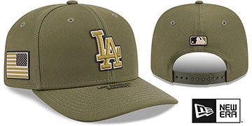 Dodgers 2026 ARMED FORCES STARS N STRIPES STRETCH SNAP Hat by New Era
