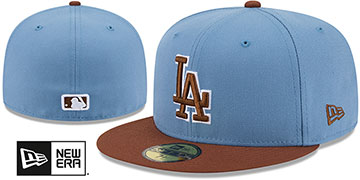 Dodgers 2026 COLOR PACK Blue-Rust Fitted Hat by New Era