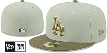 Dodgers 2026 COLOR PACK Sage-Olive Fitted Hat by New Era