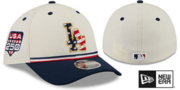 Dodgers 2026 JULY 4TH STARS N STRIPES FLEX Hat by New Era