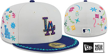 Dodgers 2026 LATIN HERITAGE Stone-Royal Fitted Hat by New Era