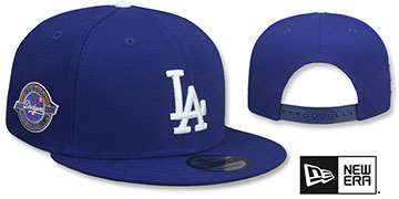 Dodgers BACK2BACK WORLD SERIES CHAMPIONS SNAPBACK Royal Hat by New Era