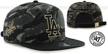 Dodgers JULIGUNK STRAPBACK Grey-Camo Hat by Twins 47 Brand