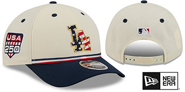 Dodgers JULY 4TH STARS N STRIPES M-CROWN SNAPBACK Hat by New Era