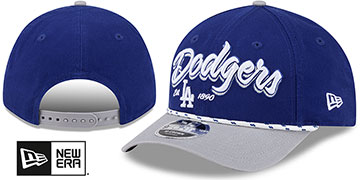 Dodgers TEAM LOYAL M-CROWN SNAPBACK Royal-Grey Hat by New Era