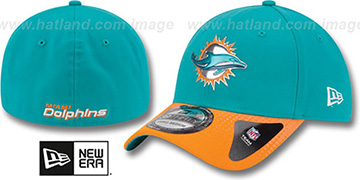 Dolphins 2015 NFL DRAFT FLEX  Hat by New Era