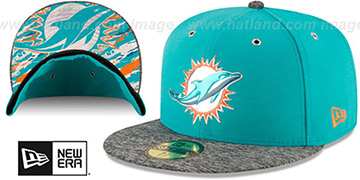 Dolphins 2016 NFL DRAFT Fitted Hat by New Era