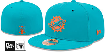 Dolphins 2026 NFL SIDELINE Aqua Fitted Hat by New Era