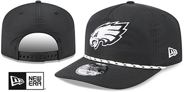 Eagles 1920 ROPE SNAPBACK Black-White Hat by New Era