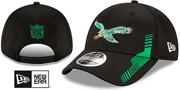 Eagles 2021 NFL THROWBACK SIDELINE HOME STRETCH-SNAP Hat by New Era