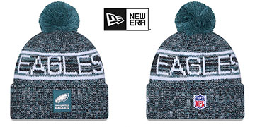Eagles 2025 NFL SIDELINE Knit Beanie Hat by New Era