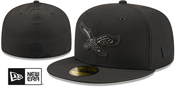 Eagles 2026 NFL HISTORIC SIDELINE Black-Black Fitted Hat by New Era