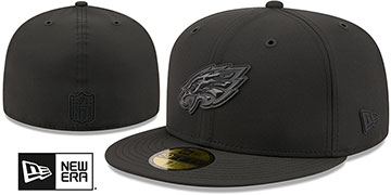 Eagles 2026 NFL SIDELINE Black-Black Fitted Hat by New Era