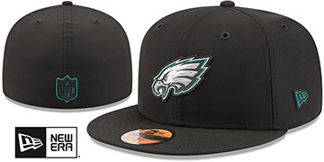 Eagles 2026 NFL SIDELINE Black Fitted Hat by New Era